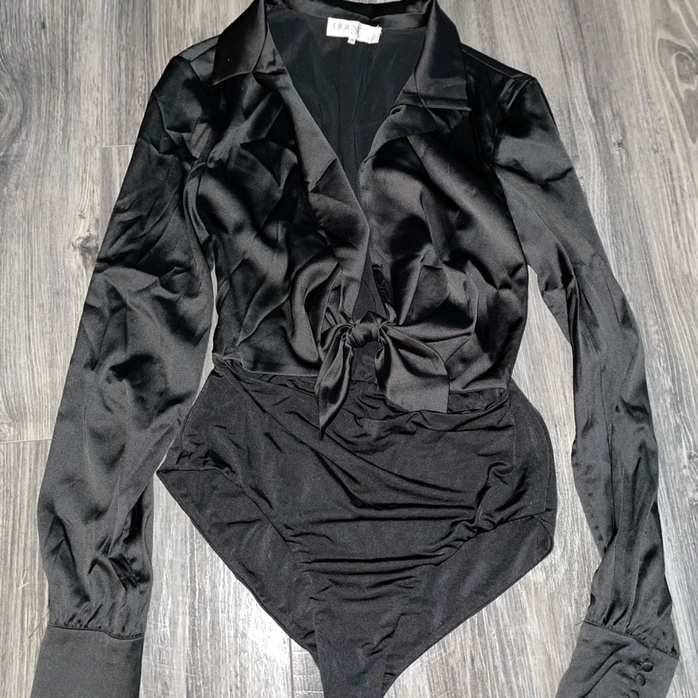 House of CB London. Satin bodysuit